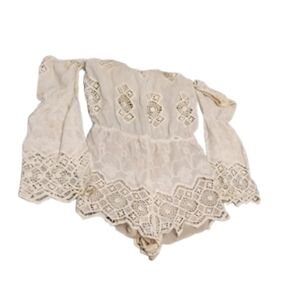Stonecoldfox Womens Off Shoulder Lace Lined Aiden Romper Rare Sz 2